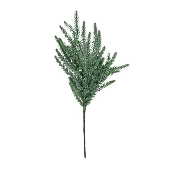 CuiLiyq Artificial Pine Needle Cuttings, 18" x 6.7" Simulating Winter Pine Tree Cuttings for Decorating Christmas Tree Wreaths and Vases, for Home Holiday Wedding Party Decoration (Green)