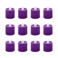 thumbnail image 1 of CuiLiyq Artificial Tea Lights Candles Battery Operated, Flameless Flickering Fake Electric LED Colored Tealights Candles, for Party Wedding Christmas Mardi Gras Holiday Decor (Purple), 1 of 6