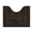thumbnail image 1 of CuiLiyq Bathroom Rug, Soft and Absorbent Non Slip Microfiber U Shaped Toilet Bath Mat, Machine Washable Non Slip Quick Dry Kitchen Bathroom Floor Mat, 19.7" x 15.7", Coffee, 1 of 6