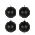 thumbnail image 1 of CuiLiyq Black Christmas Tree Ornaments Set, 4 PCS Assorted Shatterproof Hanging Balls Decorations, Plastic Christmas Bulbs for Home Holiday Party Decor (3.93 Inch), 1 of 5