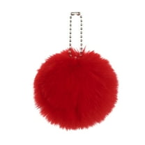 CuiLiyq Christmas Balls, 3.15" Christmas Ornaments Fuzzy Balls, For Christmas Tree Decorations, for Xmas Home Wedding Holiday Party Decor (Red)