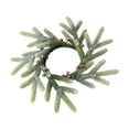 thumbnail image 1 of CuiLiyq Christmas Candle Rings Wreaths, Kitchen Cabinet Wreaths Xmas Wreaths, Table Centerpieces Mini Rings Wreaths Candle, for Pillars Window Chair Wall Decor Wreath Candle Holder, 1 of 9