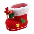 thumbnail image 1 of CuiLiyq Christmas Candy Boots, Red Gift Boots With White Plush Shoe Edge Decoration, For Christmas Candy Gift Packaging Decorations (L), 1 of 6