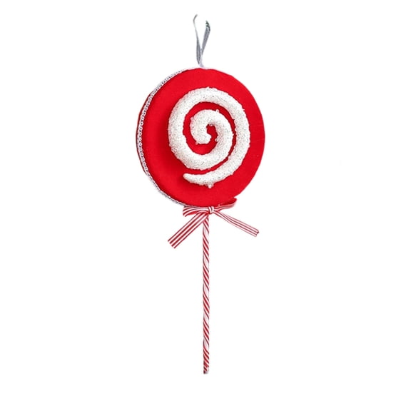 CuiLiyq Christmas Candy Cane Plastic Candy Decorations, Peppermint Hanging Ornaments for Xmas Tree Candy Lollipop Craft Decor for Xmas Home Party Supplies (F)