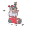 thumbnail image 1 of CuiLiyq Christmas Decorations Indoor, Cute Snowman Winter Tiered Tray Decor, Wooden Snowman Blocks Xmas Table Decoration, for Party Home Office Decoration, 1 of 2