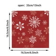 thumbnail image 1 of CuiLiyq Christmas Disposable Snowflake Dinnerware , Christmas Napkins for Winter Xmas Holiday Party Supplies (20 PCS), 1 of 4