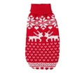 thumbnail image 1 of CuiLiyq Christmas Dog Sweaters for Small, Medium, Large Dogs, Soft, Knit Xmas Reindeer Holiday Festive Christmas Dog Sweaters, Warm Turtleneck Sweaters for Outdoors Playing (Red), 1 of 6