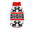 thumbnail image 1 of CuiLiyq Christmas Dog Sweaters for Small, Medium, Large Dogs, Soft, Knit Xmas Reindeer Holiday Festive Christmas Dog Sweaters, Warm Turtleneck Sweaters for Outdoors Playing (Black), 1 of 6