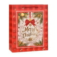 thumbnail image 1 of CuiLiyq Christmas Gift Paper Bag, Christmas Printed Storage Bag With Handle, Xmas Holiday Presents (12.6" x 10.24" x 3.94"), 1 of 6