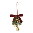 thumbnail image 1 of CuiLiyq Christmas Gold Bell Ornaments, Christmas Tree Wreath Bell with Bowknot, for Xmas Tree Ornament DIY Craft Decoration Wedding Holiday Party, 1 of 7