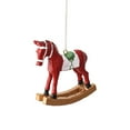 thumbnail image 1 of CuiLiyq Christmas Hanging Horse Figurine, Layout Artwork Ornament Rocking Horse Hanging Ornament, for Gift Home Decoration (Red), 1 of 6