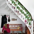 thumbnail image 1 of CuiLiyq Christmas Holly Garland, 5.74 Ft Artifical Faux Green Garlands with Berries, Winter Artificial Greenery Garland for Mantle Stairs Table Fireplace Indoor Outdoor Xmas Decorations, 1 of 6