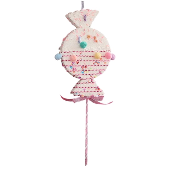 CuiLiyq Christmas Lollipop Candy Ornament, Hanging Candy Cane Christmas Tree Decor, Xmas Birthday Party Wedding Suppiles Decoration, Christmas Decorative Hanging Ornaments Crafts (B)