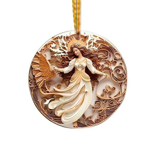 CuiLiyq Christmas Ornaments, Nativity Prayer Pendant Christmas Nativity Scene Ornament, Christmas Tree Decoration Party Ornament