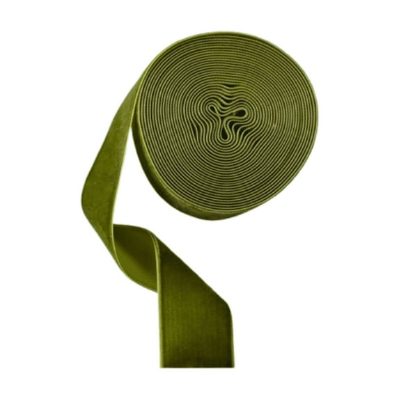 CuiLiyq Christmas Plush Decorative Ribbon, Green DIY Ribbon For Gift Packaging Decoration, Suitable For Christmas Tree, Family Party Decoration (19.7 Ft x 1.5 In)