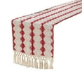 thumbnail image 1 of CuiLiyq Christmas Table Runner, 55.1" x 11.8" Long Christmas Runner for Table Boho Table Decor, Rustic Farmhouse Xmas Decoration, for Home Party Decor, 1 of 6