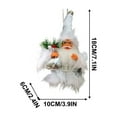 thumbnail image 1 of CuiLiyq Christmas Tree Pendant Doll, Mini Santa Claus Doll Ornament, for Home Holiday Wedding Party Decoration And Christmas Gift (White), 1 of 5