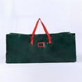 thumbnail image 1 of CuiLiyq Christmas Tree Storage Bag, Plastic Waterproof Large Christmas Tree Storage, for Artificial Holiday Xmas Disassembled Trees (Green, 48" x 20" x 15"), 1 of 1