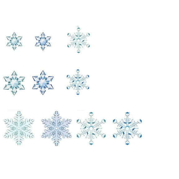 CuiLiyq Christmas Vase Filler Pearl, for Vase Fillers Floating Candles Centerpiece Beads Vases Pearls Filler, for Christmas Table Party Decor (Snowflake Style)