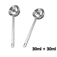 thumbnail image 1 of CuiLiyq Coffee Measuring Scoop Spoon, 2 Pcs Stainless Steel Coffee Scoop, Long Handle Tablespoon for Measuring Coffee, Milk Powder, Fruit Powder, Tea, Sugar, Grains and Flour (Silver, 30ml), 1 of 6