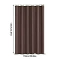 thumbnail image 1 of CuiLiyq Coffee Shower Curtain Liner for Bathroom, 70.8" x 59" Thicken Fabric Shower Curtains with Grommet and Hooks, Water Resistant Multipurpose Shower Curtain for Home Use (Coffee), 1 of 6