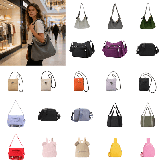 CuiLiyq Corduroy Tote Bag for Women, Large Capacity Shoulder Bag with Patterned Strap, Handbags for Work, Shopping and Weekend Outings