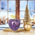 thumbnail image 1 of CuiLiyq Crystal Fruits Figurine, Artificial Glass Fruits Shaped Home Decor Filled with Fake s Fruits Art Crafts Ornament Christmas Eve Gifts for Kids (Purple), 1 of 6