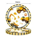 thumbnail image 1 of CuiLiyq Disposable Plates, Construction Birthday Party Supplies, Construction Themed Birthday Party Decorations, 1 of 2