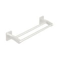 thumbnail image 1 of CuiLiyq Double Layered Towel Rack, Aluminum Alloy Wall Mounted Kitchen and Bathroom Towel Rack, Heavy Duty Bath Hand Towel Organizer, Decor Towel Rod, 11.8 Inch, White Bar, 1 of 7