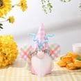thumbnail image 1 of CuiLiyq Easter Gnomes Decorations, 1 Pcs Plush Easter Bunny Handmade Elf Stuffed Doll Rabbit Gifts, Cute Easter Butterfly Faceless Dwarf Bunny Household Ornaments, Home Decor (A), 1 of 3