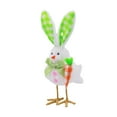 thumbnail image 1 of CuiLiyq Easter Plush Bird Decorations, Bird Figurines with Rabbit Ears Table Ornament, Cute Sparrow Fabric Ornaments Centerpieces Table Fireplace Spring Home Decor Holiday Decorations (A), 1 of 6