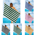 thumbnail image 1 of CuiLiyq Extra Large Beach Towel, Oversized Microfiber Beach Towel 59.8" x 27.5", Striped Lightweight Pool Towel, Swim Travel Towel for Adults Mens Women, Green, 1 of 6