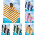 thumbnail image 1 of CuiLiyq Extra Large Beach Towel, Oversized Microfiber Beach Towel 59.8" x 27.5", Striped Lightweight Pool Towel, Swim Travel Towel for Adults Mens Women, Yellow, 1 of 6