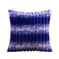 thumbnail image 1 of CuiLiyq Faux Fur Throw Pillow Covers, Decorative Soft Plush Striped Tie Dye Couch Pillow Covers with Velvet Back, for Sofa, Bed, Living Room Home Decor, 19.7" x 19.7", Blue, 1 of 3
