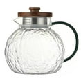 thumbnail image 1 of CuiLiyq Glass Teapot Stovetop and Microwave Safe, Glass Tea Kettle with Strainer Lid, Glass Teapot for Loose Leaf and Fruit Tea and Fragrant Tea (Clear), 1 of 8