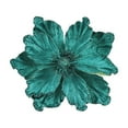 thumbnail image 1 of CuiLiyq Glitter Christmas Flowers, 8.7" Artificial Solid Color Christmas Flowers for Christmas Tree Wreath Decoration, for Home Holiday Wedding Party Decoration (Green), 1 of 6