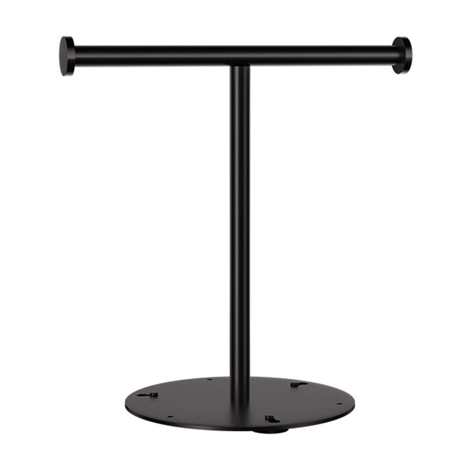 CuiLiyq Hand Towel Holder, Matte Black Bathroom Towel Racks, Countertop
