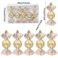 thumbnail image 1 of CuiLiyq Hanging Glass Ornament, Decorative Gift Box Candy Props Christmas Tree Pendant, Window Counter Ornaments Colored Candy, 1 of 2