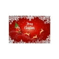 thumbnail image 1 of CuiLiyq Merry Christmas Snowflakes Mat, Christmas Decorative Mats Rugs Doormat Welcome Front Door Indoor Outdoor, 1 of 6