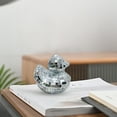 thumbnail image 1 of CuiLiyq Mirror Glass Duck Decor Reflective Disco Ball Style Sculpture, Small Tabletop and Shelf Display Ornament for Home Party and Christmas Tree (1 PCS, Silver), 1 of 4