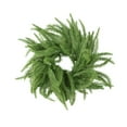 thumbnail image 1 of CuiLiyq Norfolk Pine Wreath Candle Rings, Soft and Full Mini Christmas Wreath Table Centerpieces Candle Wreaths for Pillar Candles Cedar, Small Wreaths for Cabinets Kitchen Windows (B), 1 of 6