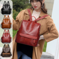 thumbnail image 1 of CuiLiyq PU Leather Backpack Purse for Women, Multipurpose Design Handbag Ladies Shoulder Bags Travel Backpack (Red), 1 of 6