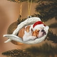thumbnail image 1 of CuiLiyq Personalized Chihuahua Ornament, 2D Acrylic Chihuahua Dog Ornament with Angel Wing and Christmas Hat, for Christmas Tree andRearview Mirror Ornament, 1 of 5