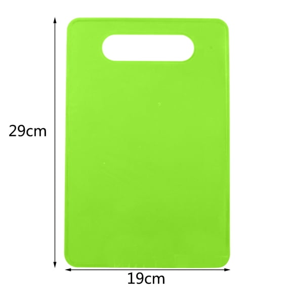 CuiLiyq Plastic Cutting Board, 1 Pack Small Chopping Boards for Kitchen, Lightweight and Soft Kitchen Cutting Boards with Handle Hole, for Meat Vegetable Fruit, Dishwasher Safe, 11.4" x 7.5", Green