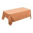 thumbnail image 1 of CuiLiyq Plastic Tablecloths Disposable, Party Tablecovers, Table Cloths for BBQ Picnic Birthday Wedding Parties Rectangle Table Use (72" x 53.9", Rose Gold), 1 of 7