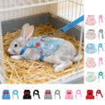 thumbnail image 1 of CuiLiyq Rabbit Leash and Harness Set, Pet Traction Rope and Vest Harness for Rabbit Guinea Pig, Breathable Mesh with Adjustable Straps (Green), 1 of 6