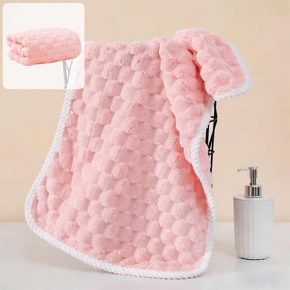 CuiLiyq Red Bath Towel, 1 Pcs High Density Soft and Absorbent Cotton Towel for Bathroom Gym and Spa, Quick Dry Face Washcloth (29.5" x 13.8", Red)
