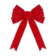 thumbnail image 1 of CuiLiyq Red Bows, Christmas Tree Decorations, Ornament Bow for Christmas Indoor Outdoor Decorations Birthday Party Wedding Holiday Decor (13.8" x 9.6"), 1 of 6