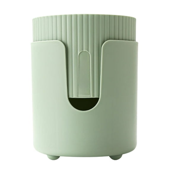 CuiLiyq Self Watering Pot for Indoor Outdoor Plants, Plastic Flower Planters with Removable Base, Plants Pot with Wicking Rope, 4.72" x 5.91", Green