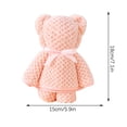 thumbnail image 1 of CuiLiyq Small Bear Towel Gift, Cute Bear Folded Towel, Soft Fleece Hand Towel with 1 Pcs Handbag and Ribbon Decoration, Gift for Wedding Graduation Valentines Day Birthday Party Supplies (A), 1 of 5